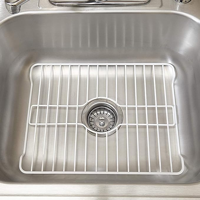 Large Sink Rack White