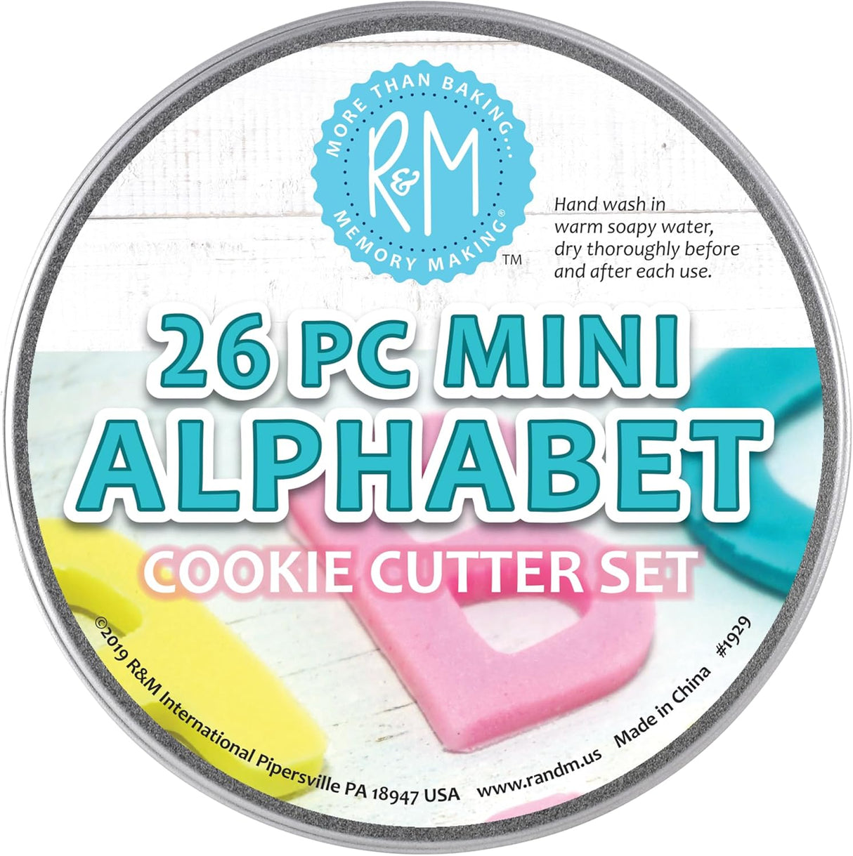 Mini Alphabet Cookie Cutter 26PC R&M International