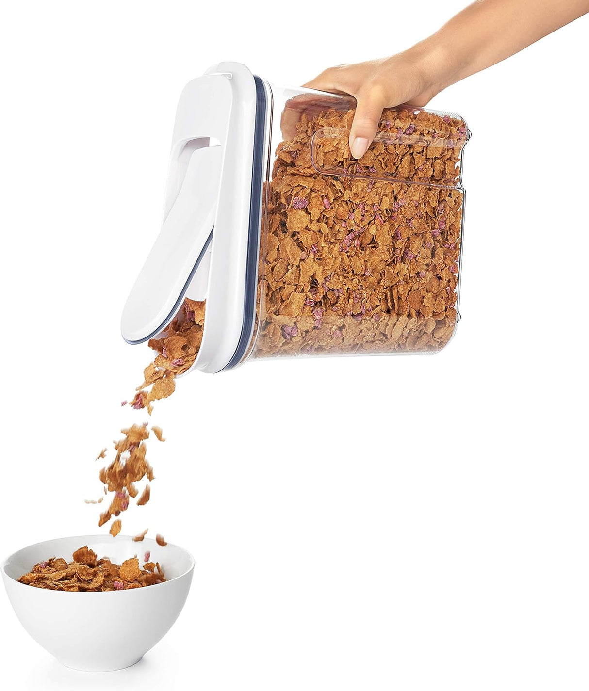 OXO Medium Cereal Dispenser POP | Clear 3.4 Qt | Good Grips