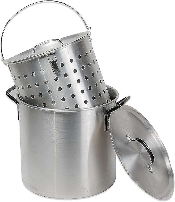 Aluminum Kashering Pot with Cover | Ner Mitzvah