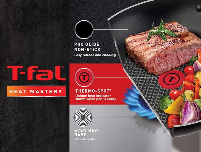 T-Fal 8" Fry Pan Red Nonstick