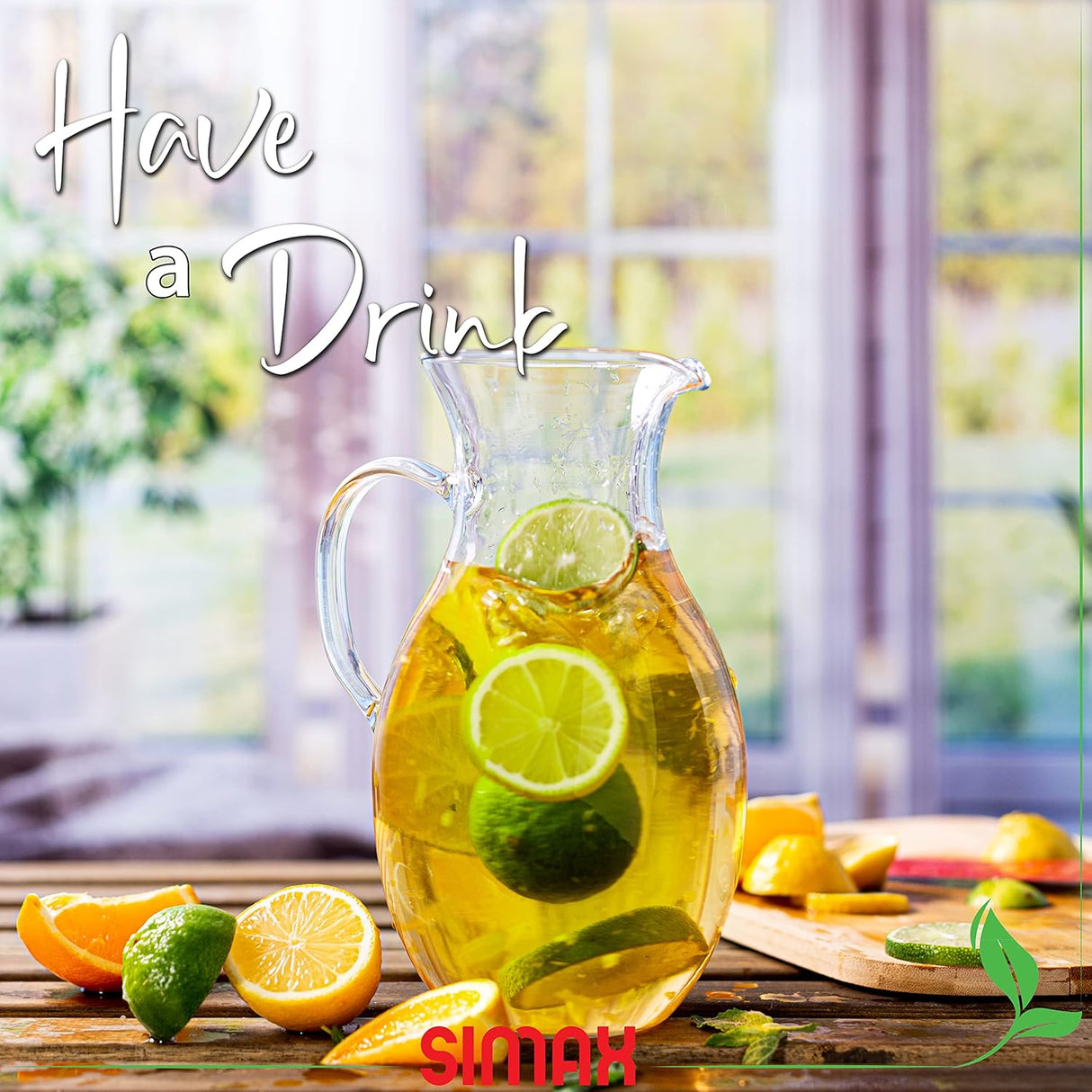 Glass Jug 1.5 QT Borosilicate | Clear | Simax