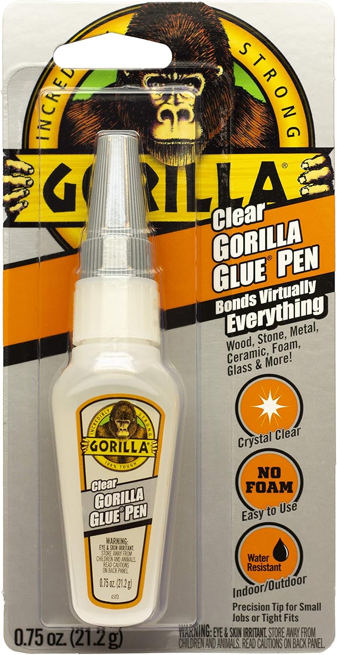 Gorilla Glue Pen Clear | Precision Adhesive | 0.75 oz
