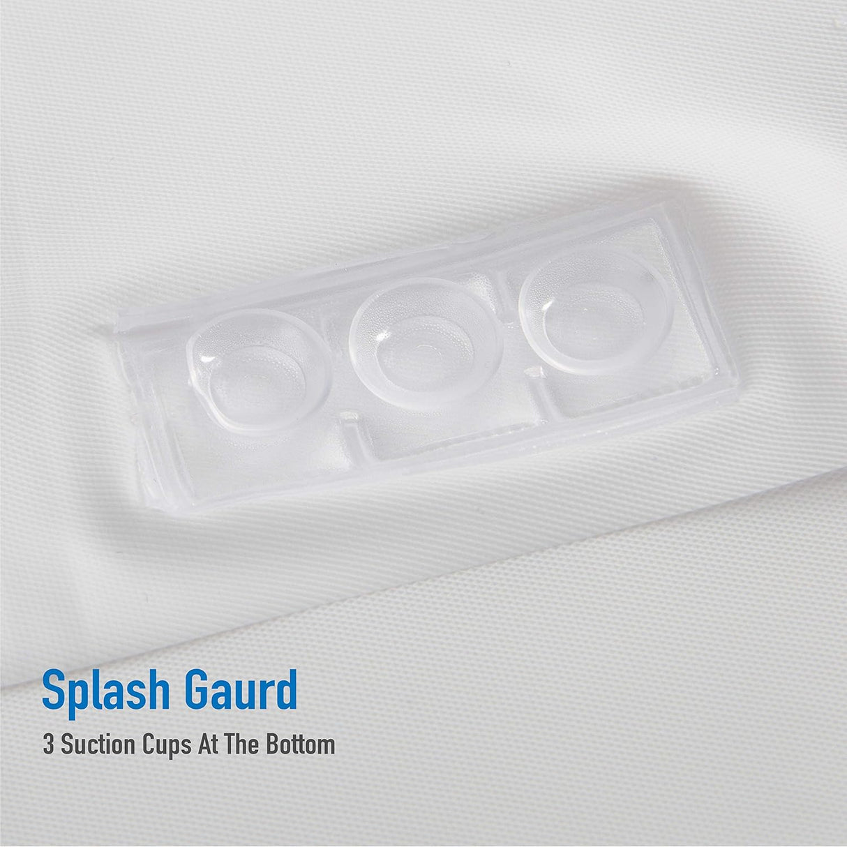 Shower Liner By Bath Bliss | White | 70 x 72 Inches