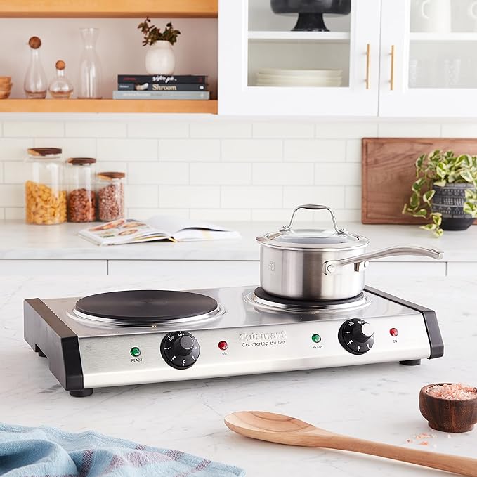 Cuisinart Cast-Iron Double Burner | 1800W | CB-60