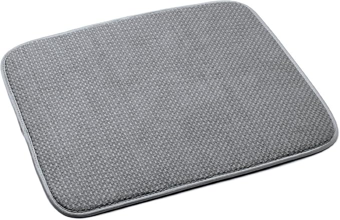 Microfiber Dish Drying Mat | 16" × 18" | Gray | Norpro