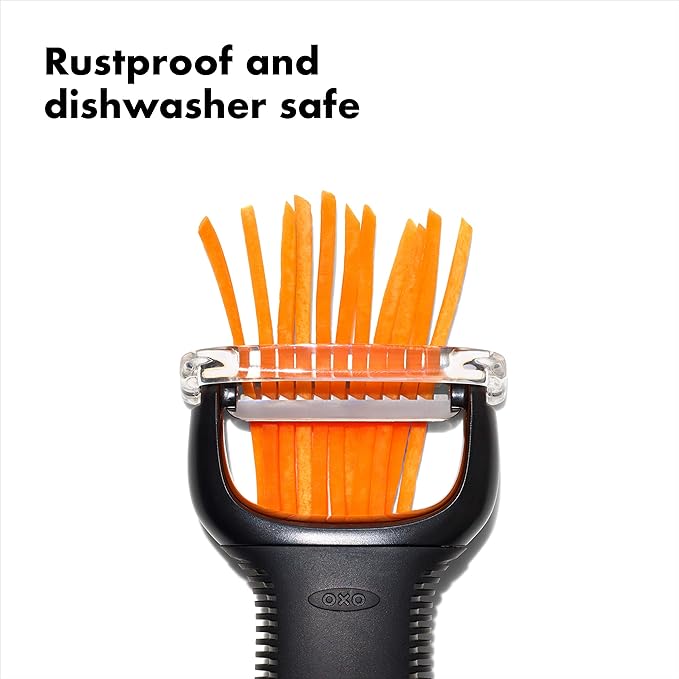 Julienne Peeler | OXO Good Grips | Stainless Steel Blade | Black
