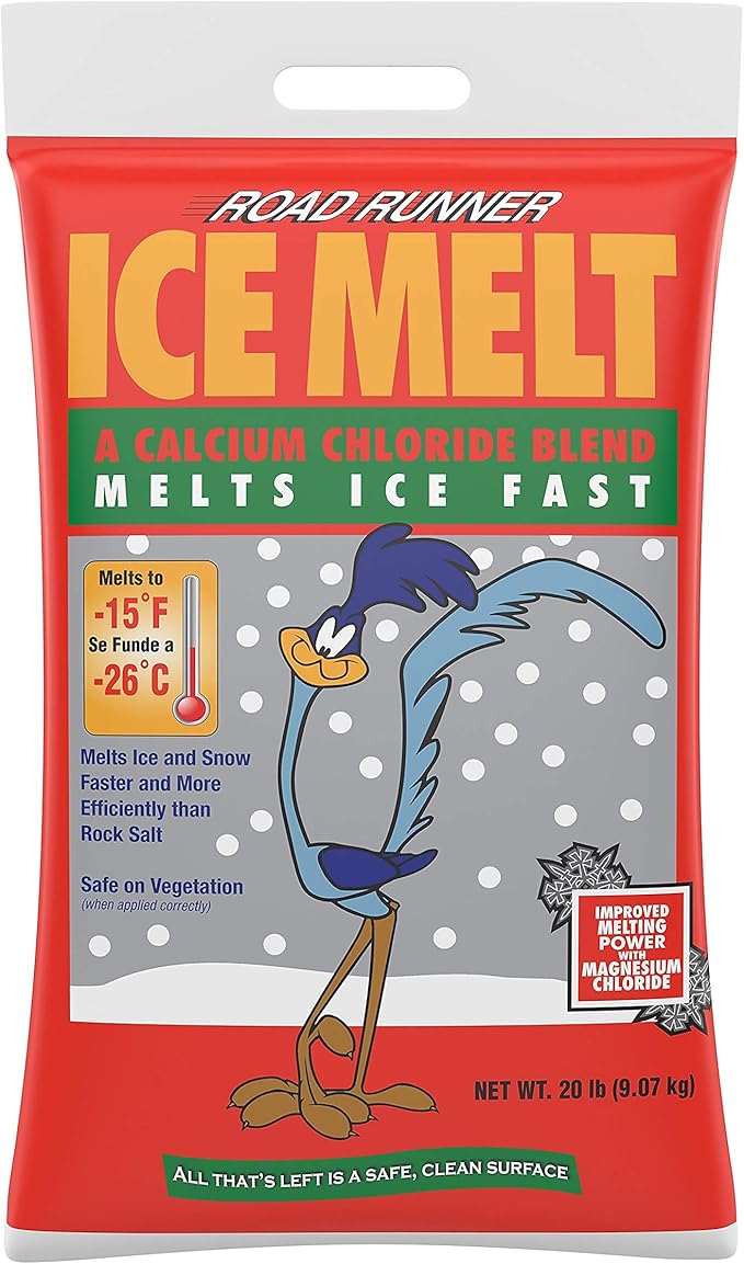 Ice Melter Calcium Chloride | 20lbs | Road Runner