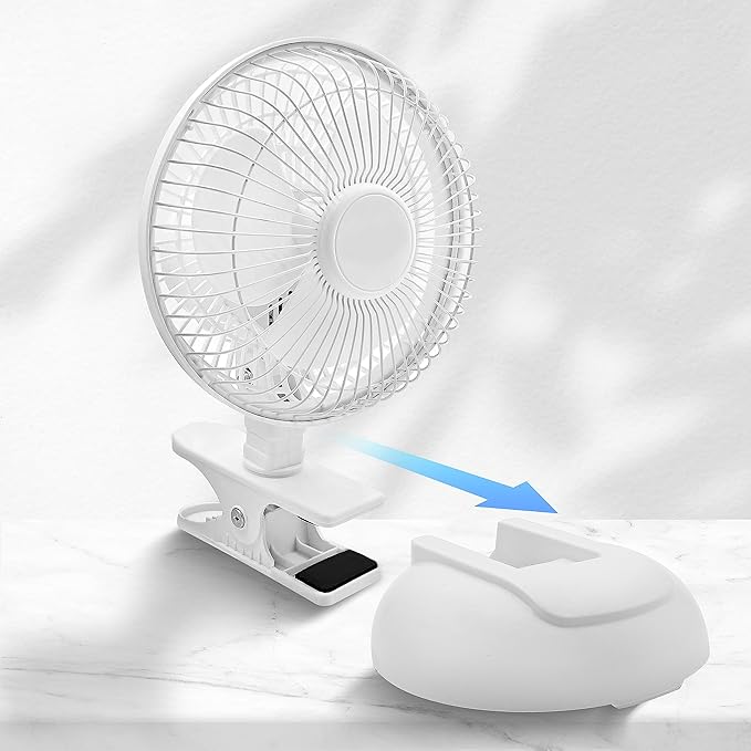 2-In-1 Desk/Clip On Fan EZ-Chill