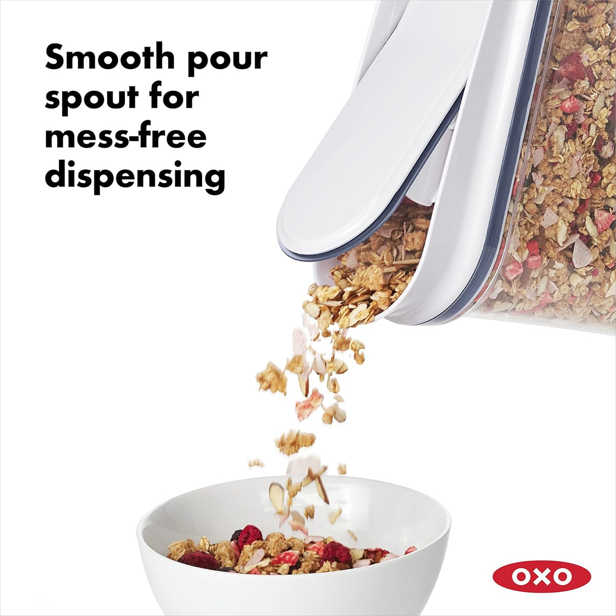 OXO Cereal Dispenser POP | Clear | 4.2 Litre | Good Grips