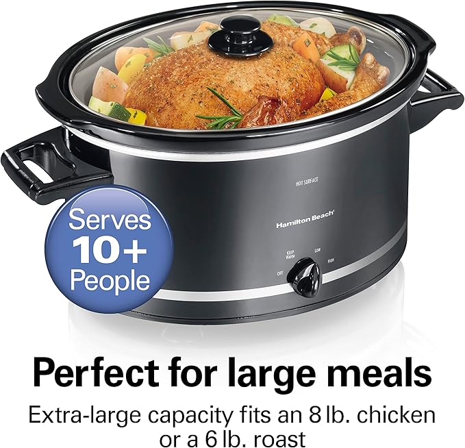 Slow Cooker 8QT Hamilton Beach