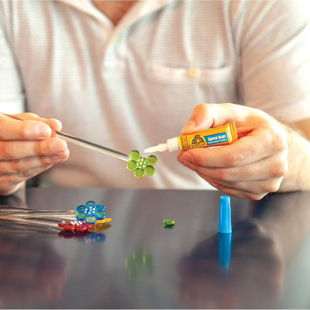 Gorilla Super Glue | 2-Pack Mini Tubes | Fast-Setting | 3g Each