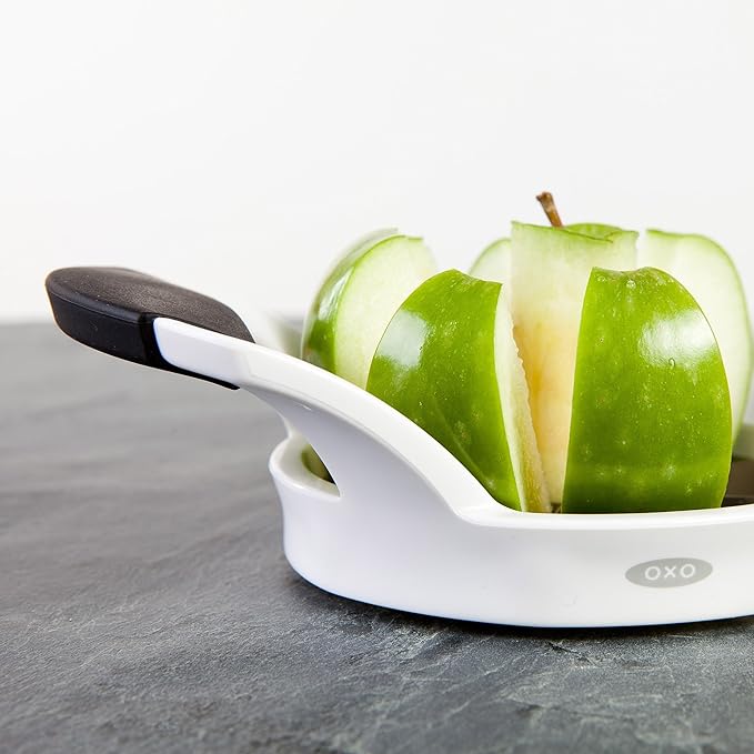 OXO Apple Slicer | White SoftWorks Apple Divider | Stainless Steel