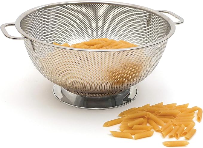 Stainless Steel Colander | 3QT Capacity | Wide Rim Base | RSVP