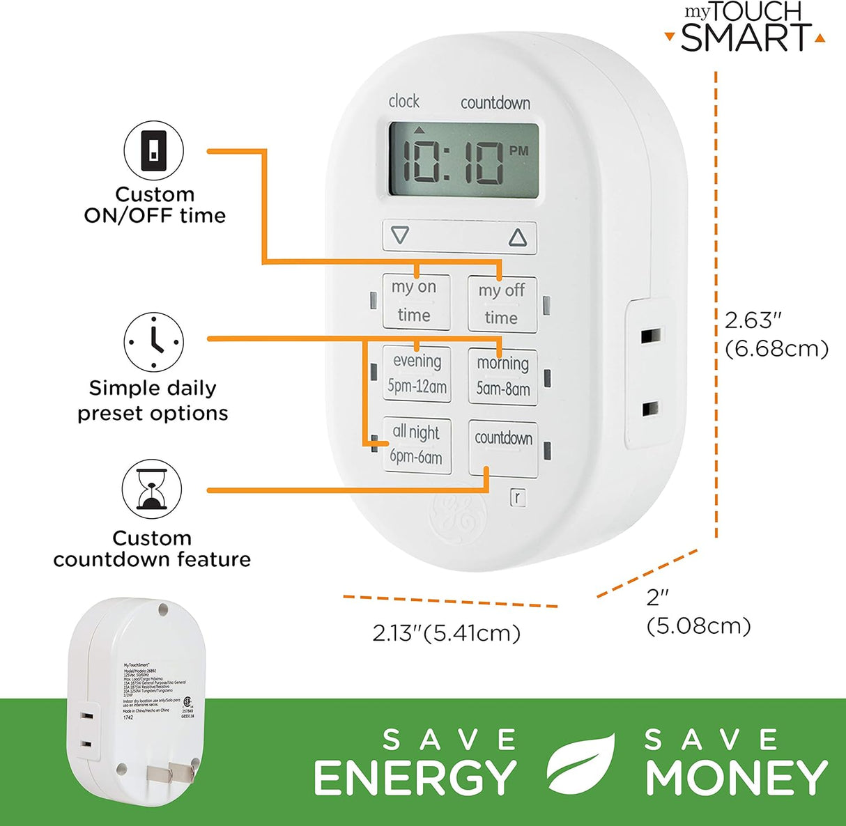 Indoor/Plug-in Digital Timer GE
