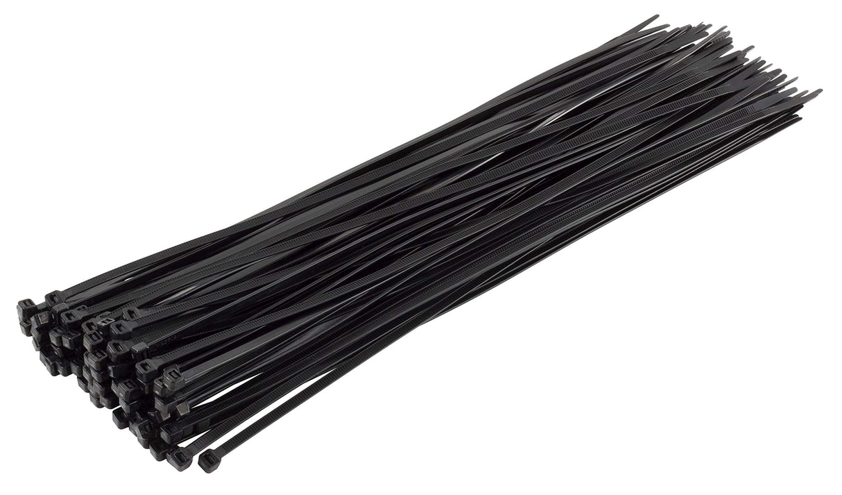 Nylon Cable Ties 60 lb | 14" | Black | 100 Per Bag | Tuff Stuff