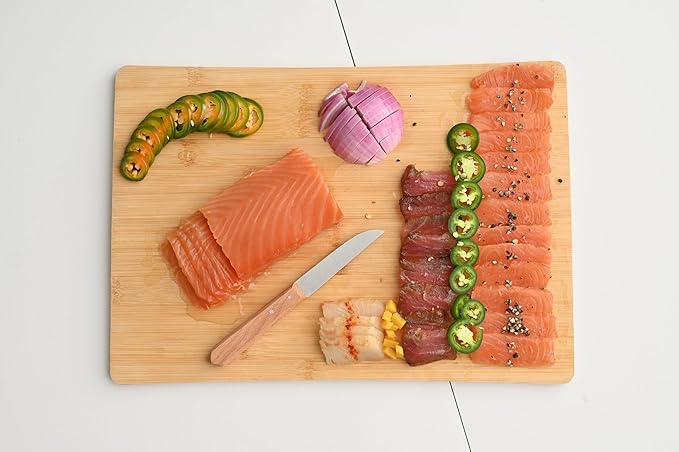 Rectangle Cutting Board Bamboo | Large | Brown | YBM Home