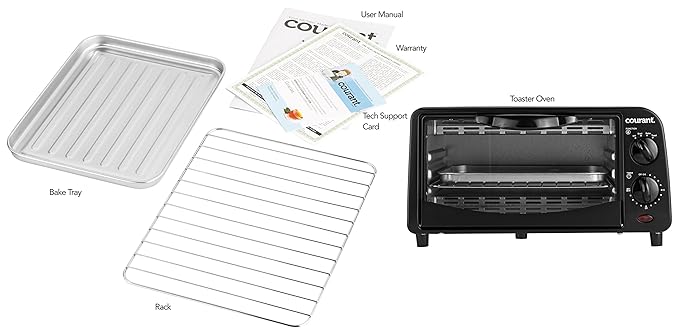 Countertop Toaster Oven 4 Slice Courant