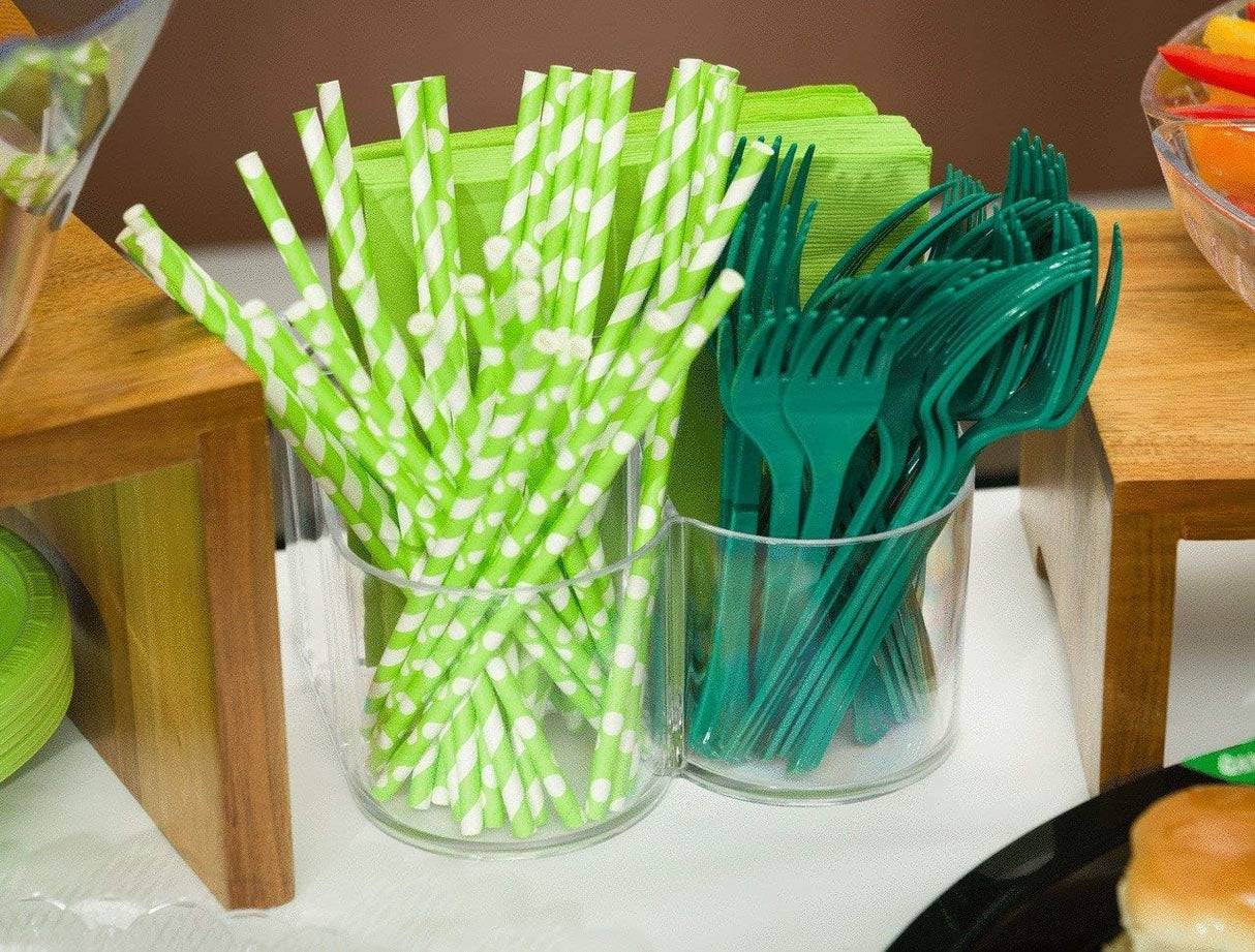 Cutlery Caddy Organiser | 5 Compartment | Clear | Lillian