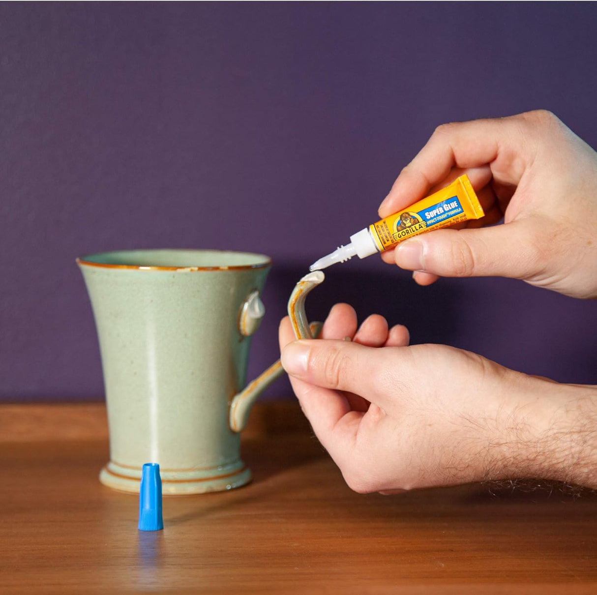 Gorilla Super Glue | 2-Pack Mini Tubes | Fast-Setting | 3g Each