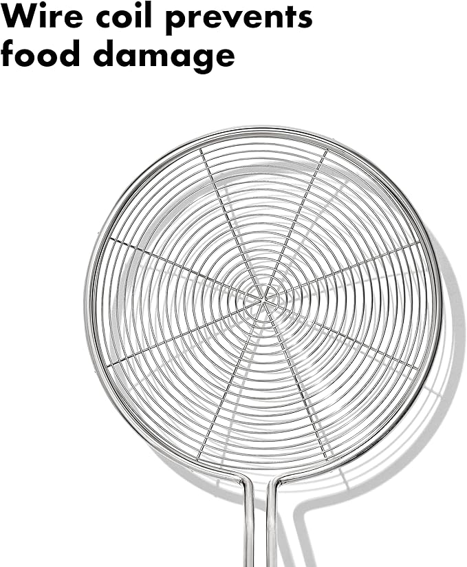 Stainless Steel Skimmer | 3.23"L x 5.47"W x 14.8"H | OXO Good Grips