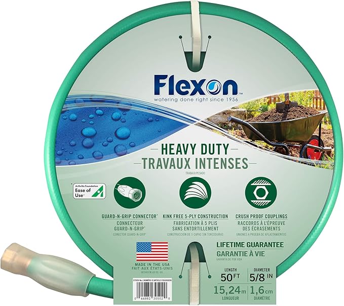 Garden Water hose 50FT Heavy Duty Flexon