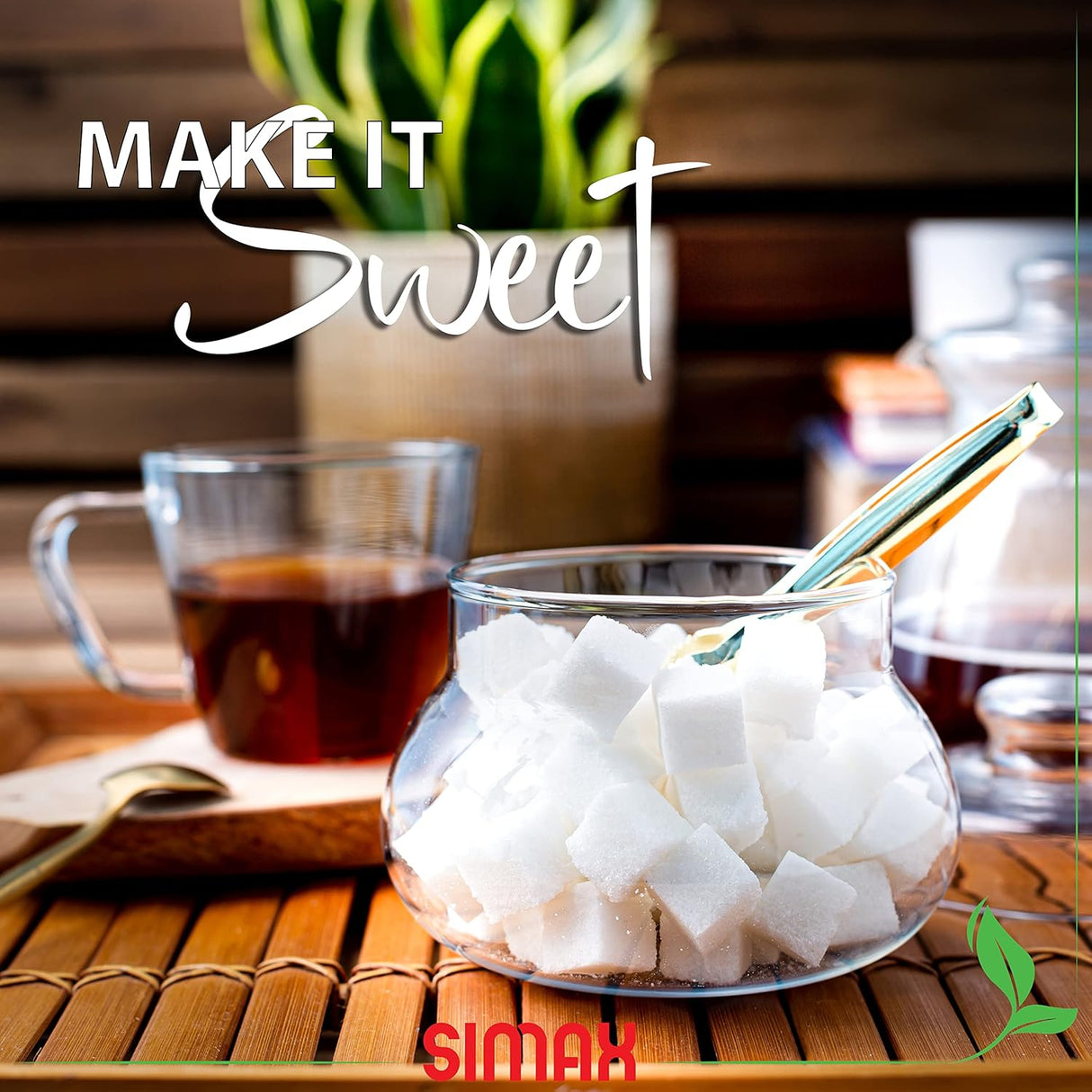 Glass Sugar Bowl | 16 oz/ 0.5 Litre | Transparent | SIMAX
