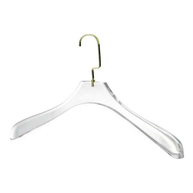 Coat Hanger Clear w/Gold YBM