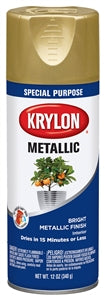 Krylon Metallic Spray Paint | K01701A77 | 11 oz | Bright Gold