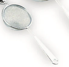 Strainer 3-3/4" White Handle