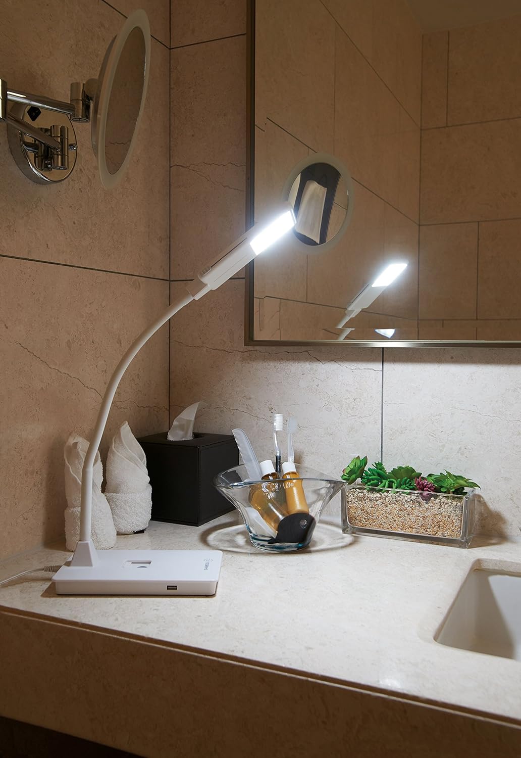 Shabboslite LED Table Lamp White