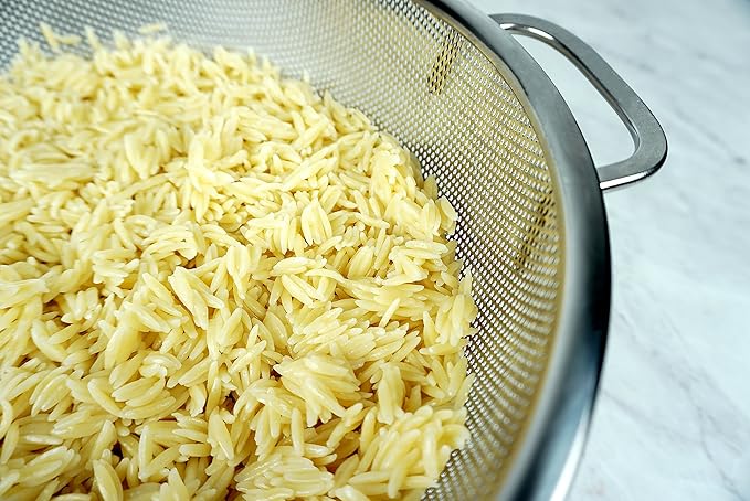 Stainless Steel Colander | 5QT Capacity | Precision Pierced | Wide Rim Base | RSVP