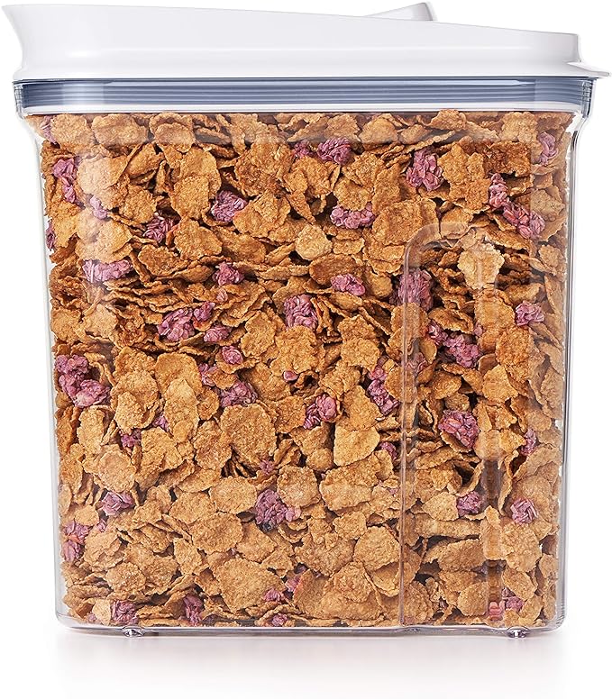 OXO Medium Cereal Dispenser POP | Clear 3.4 Qt | Good Grips