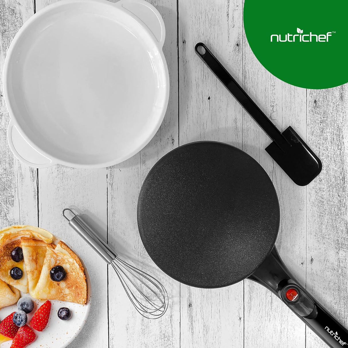 Electric Crepe Maker - Nutrichef