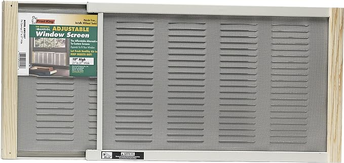Window Screen Ventilator 10"H x 21"- 37"W Frost King