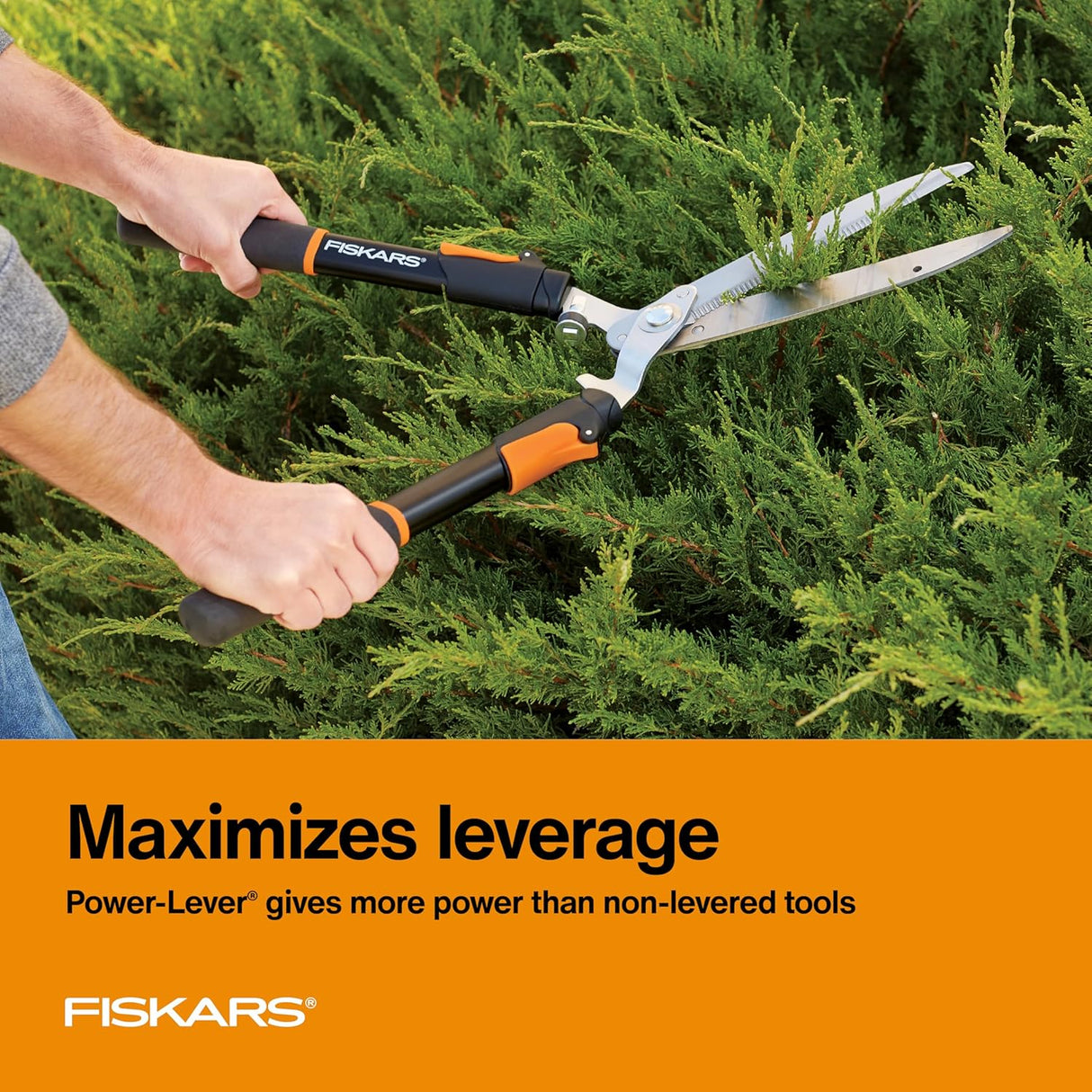 Power Lever Extendable Hedge Shears 25" - 33"
