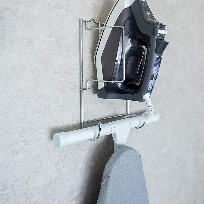 Iron & Ironing Board Holder Chrome