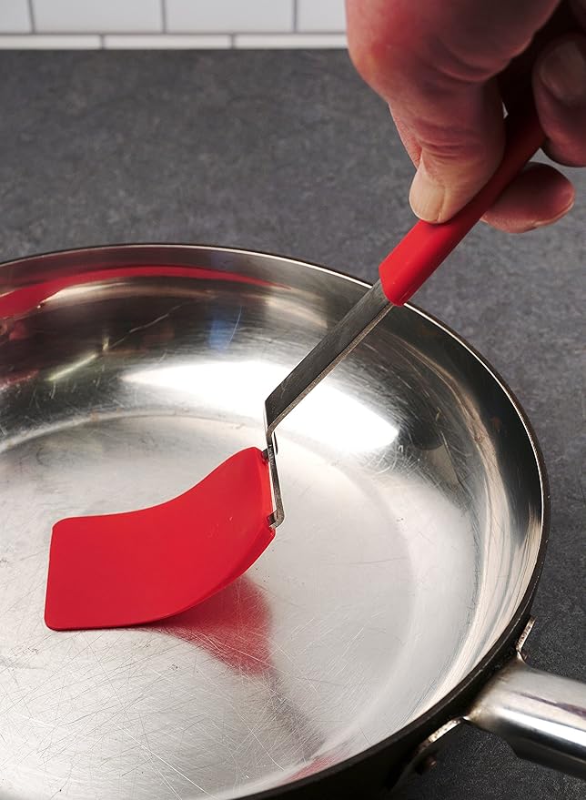 Nylon Spatula With Stainless Steel Handle | Red | 10.75x2" | RVSP
