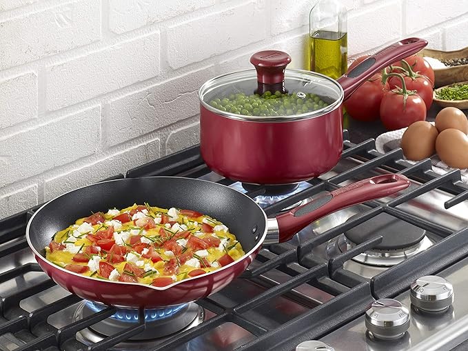 T-Fal 8" Fry Pan Red Nonstick