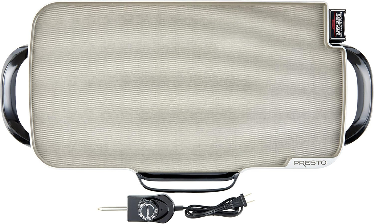 Electric Griddle w/Removable Handle (23" x 12") Presto