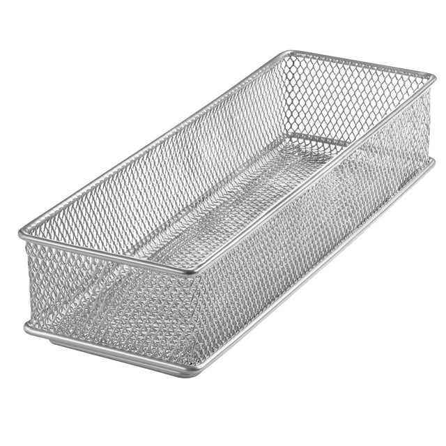 Silver Mesh Drawer Organizer ( 9" x 3" x 2") YBM