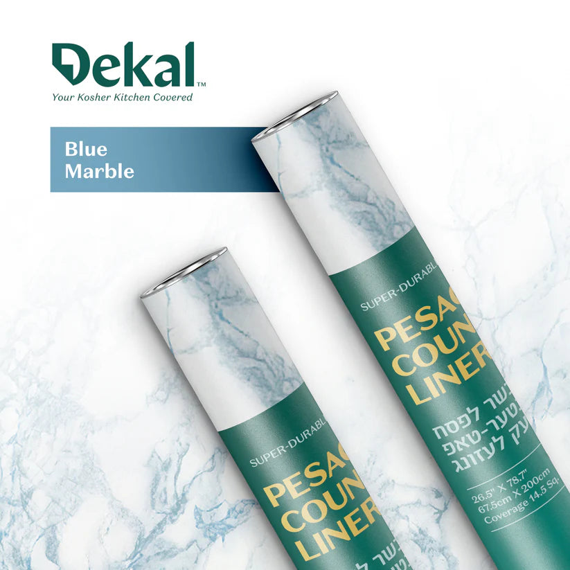 Pesach Counter Liner Blue Marble Dekal