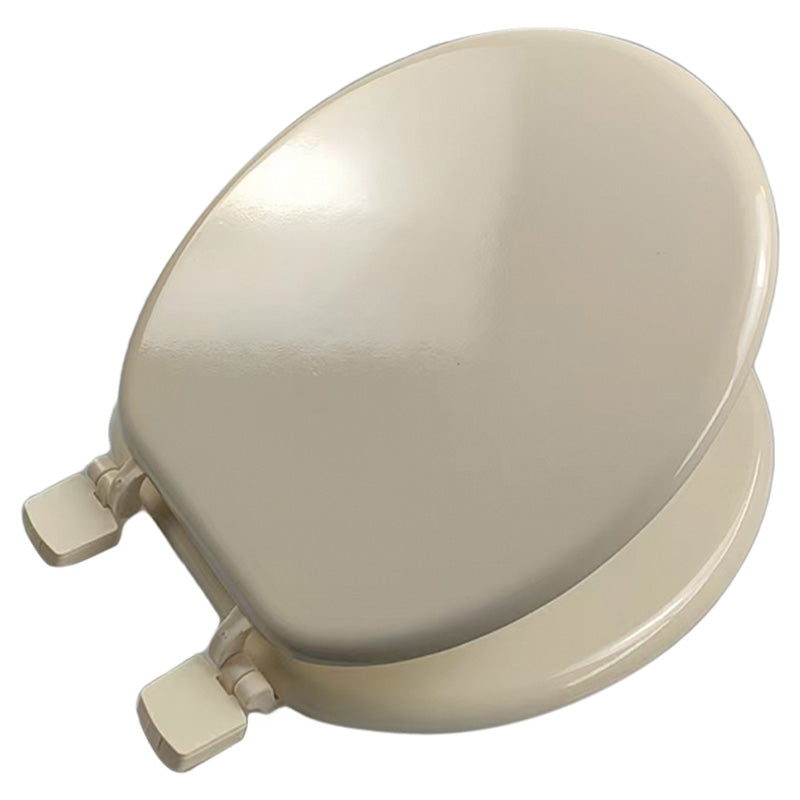 Wooden Toilet Seat | Round 17-inch | Beige Finish | Cotton Valley