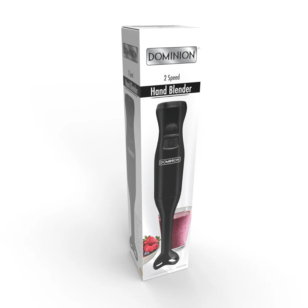 Hand Blender 2 Speed Black 180W Dominion