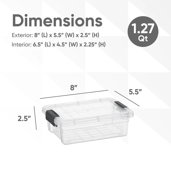 Storage Bins 1.27QT