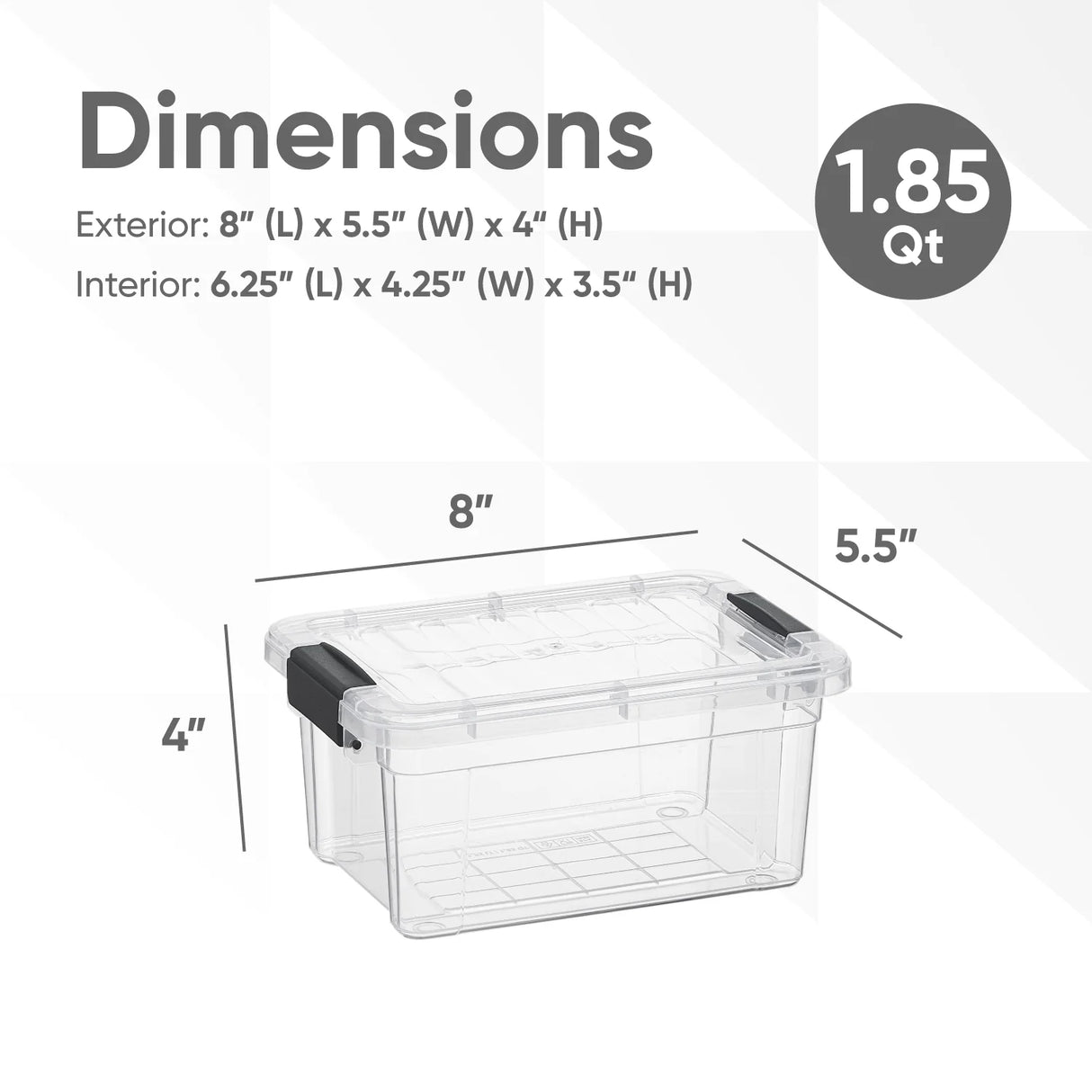 Storage Bins 1.85QT