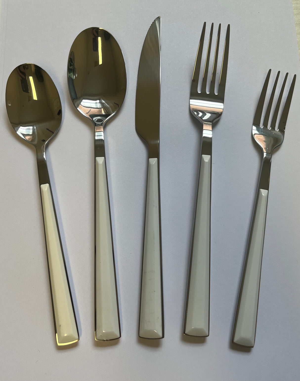 White Cutlery Set 20PC Sequoia