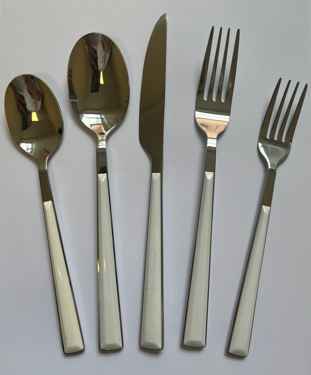 White Cutlery Set 20PC Sequoia