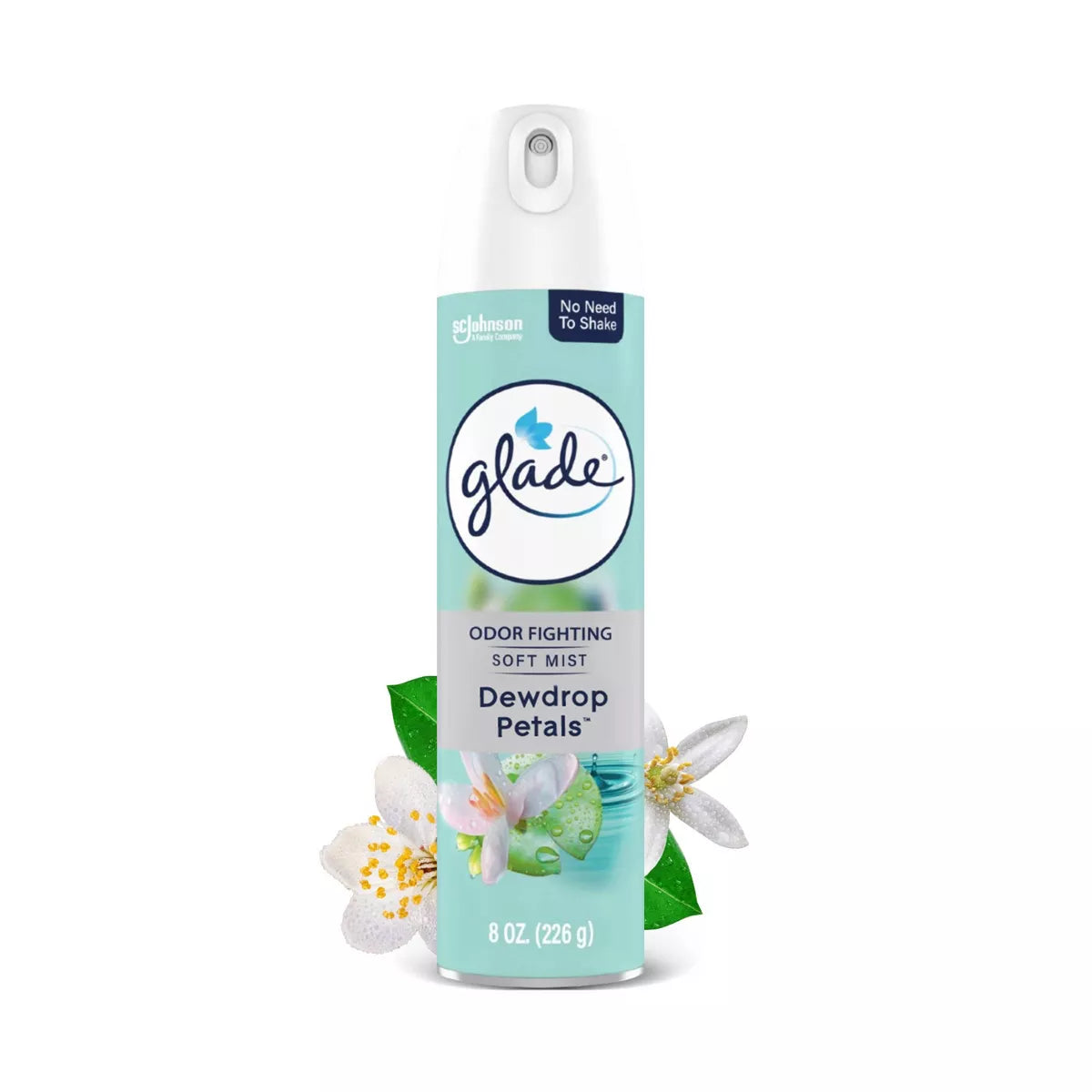 Air Freshener Aerosol Dewdrop Petals Glade