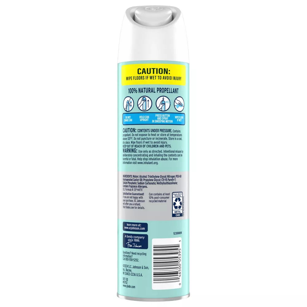 Air Freshener Aerosol Dewdrop Petals Glade